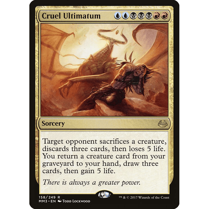 Cruel Ultimatum | Inglés | EX | MM3 1