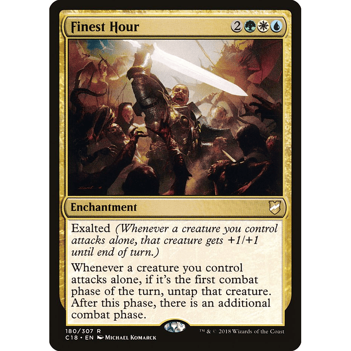 Finest Hour | Inglés | NM | C18 1