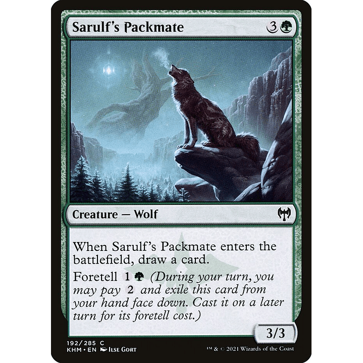 Sarulf's Packmate (foil) | Inglés | NM | KHM 1