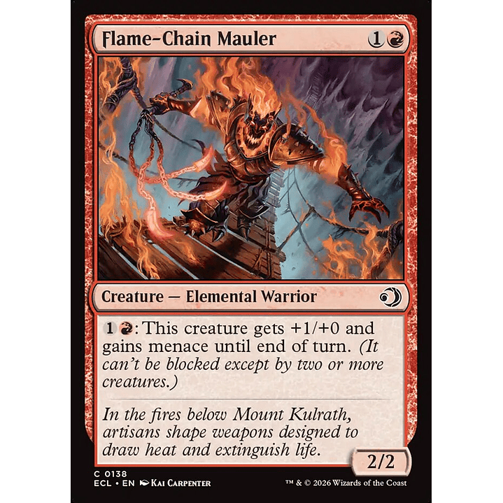 Flame-Chain Mauler | Inglés | NM | ECL 1