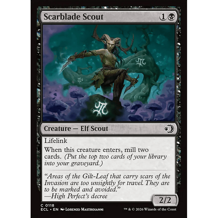 Scarblade Scout (foil) | Inglés | NM | ECL 1