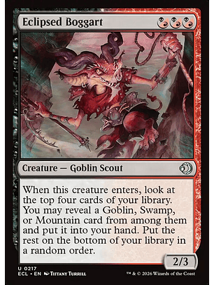 Eclipsed Boggart (foil) | Inglés | NM | ECL