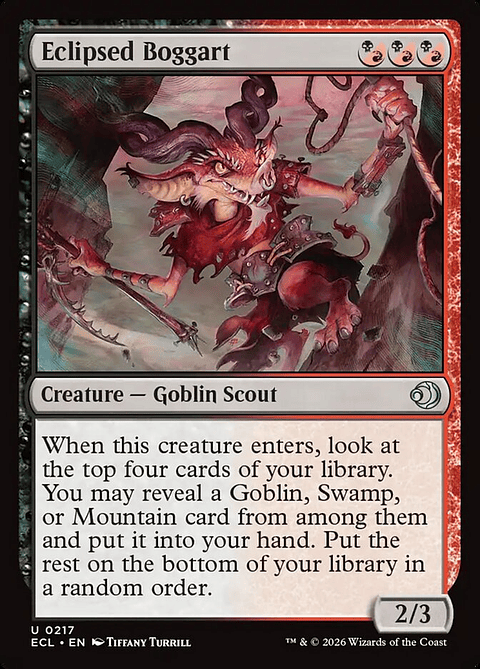 Eclipsed Boggart (foil) | Inglés | NM | ECL