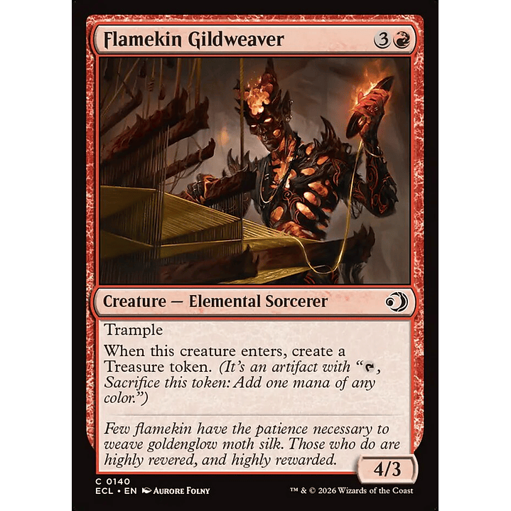 Flamekin Gildweaver | Inglés | NM | ECL 1