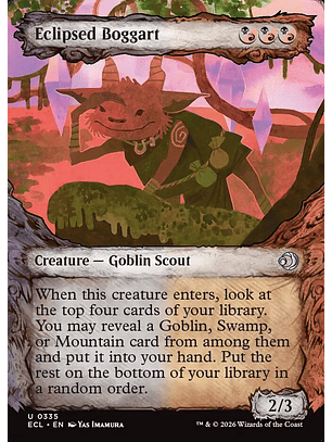 Eclipsed Boggart (Showcase foil) | Inglés | NM | ECL