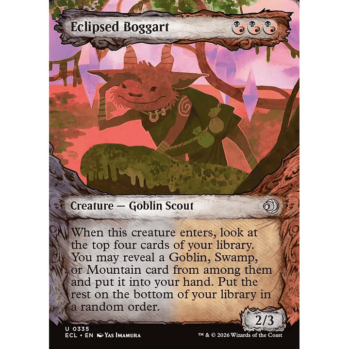 Eclipsed Boggart (Showcase foil) | Inglés | NM | ECL 1