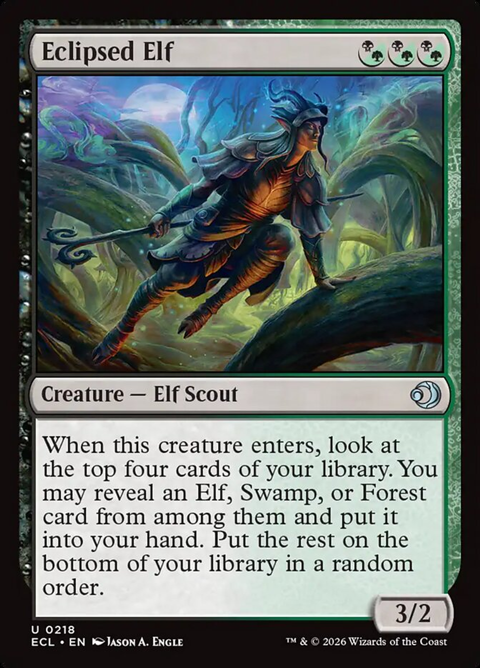 Eclipsed Elf (foil) | Inglés | NM | ECL 1