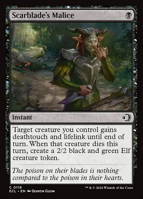 Scarblade's Malice | Inglés | NM | ECL