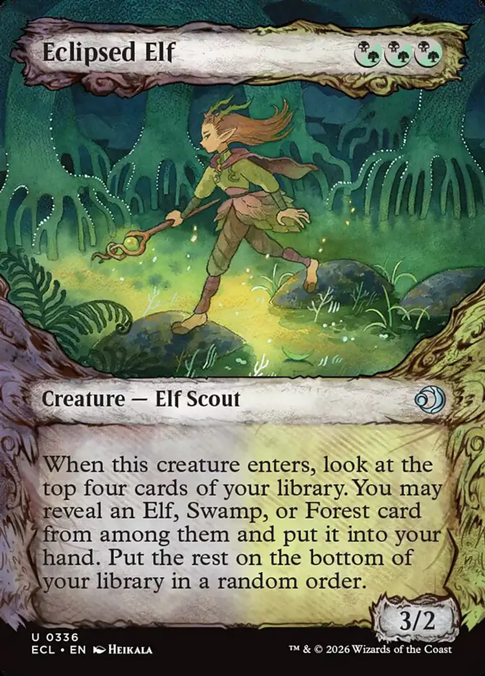 Eclipsed Elf (Showcase foil) | Inglés | NM | ECL 1