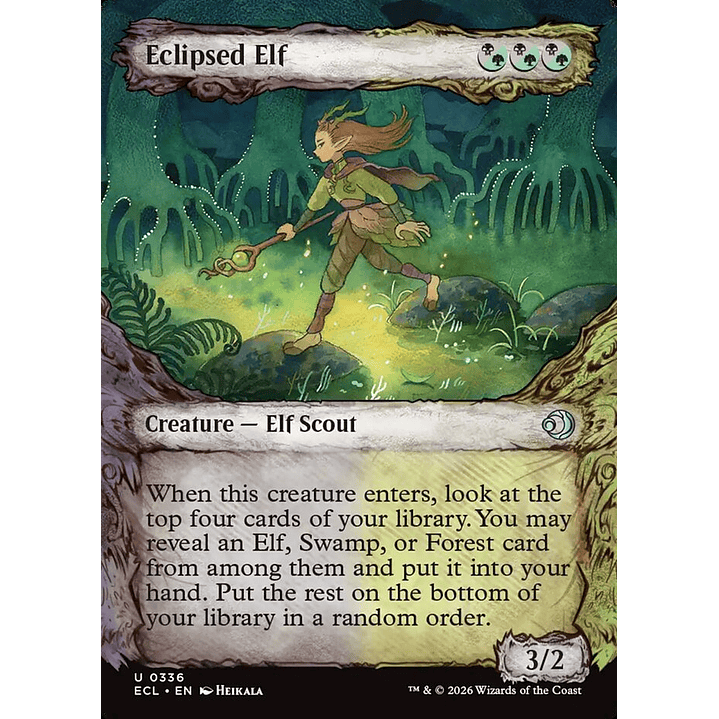 Eclipsed Elf (Showcase) | Inglés | NM | ECL 1