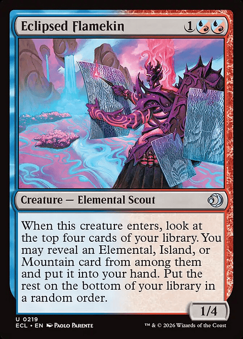 Eclipsed Flamekin (foil) | Inglés | NM | ECL