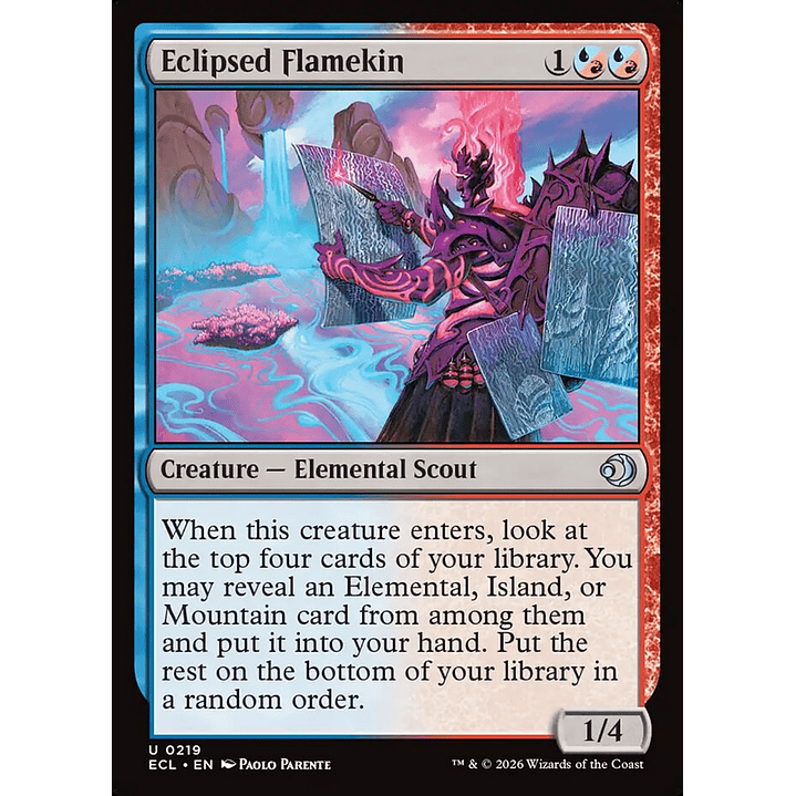 Eclipsed Flamekin (foil) | Inglés | NM | ECL 1
