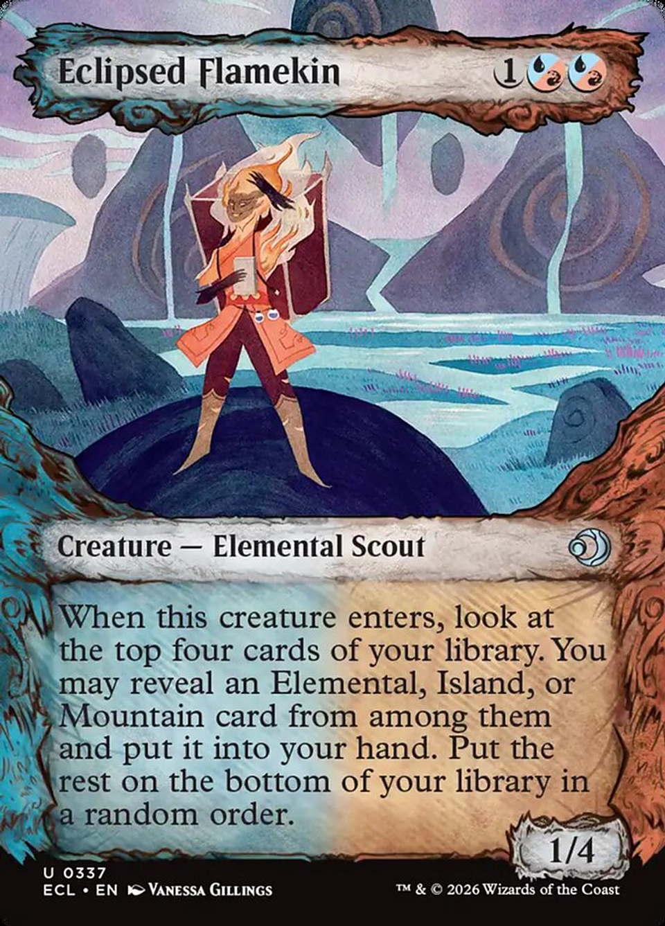 Eclipsed Flamekin (Showcase foil) | Inglés | NM | ECL 1