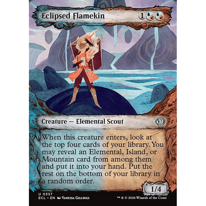 Eclipsed Flamekin (Showcase) | Inglés | NM | ECL 1