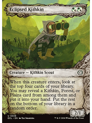 Eclipsed Kithkin (Showcase foil) | Inglés | NM | ECL