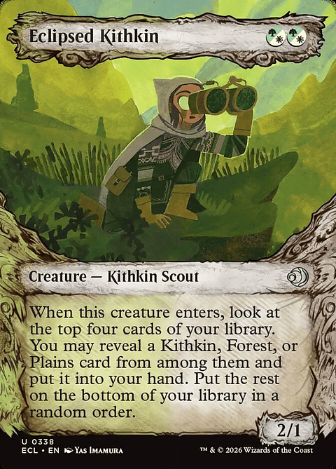Eclipsed Kithkin (Showcase foil) | Inglés | NM | ECL