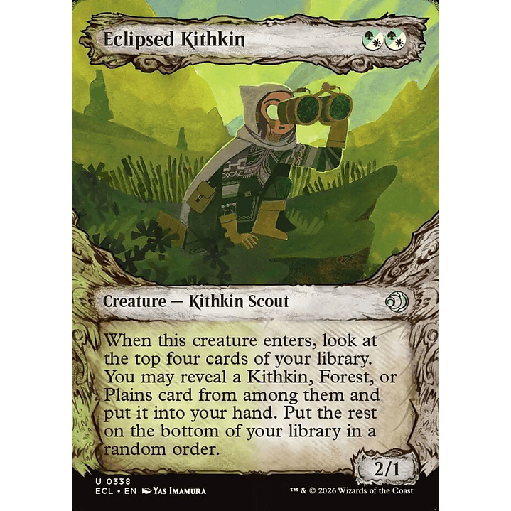 Eclipsed Kithkin (Showcase foil) | Inglés | NM | ECL 1