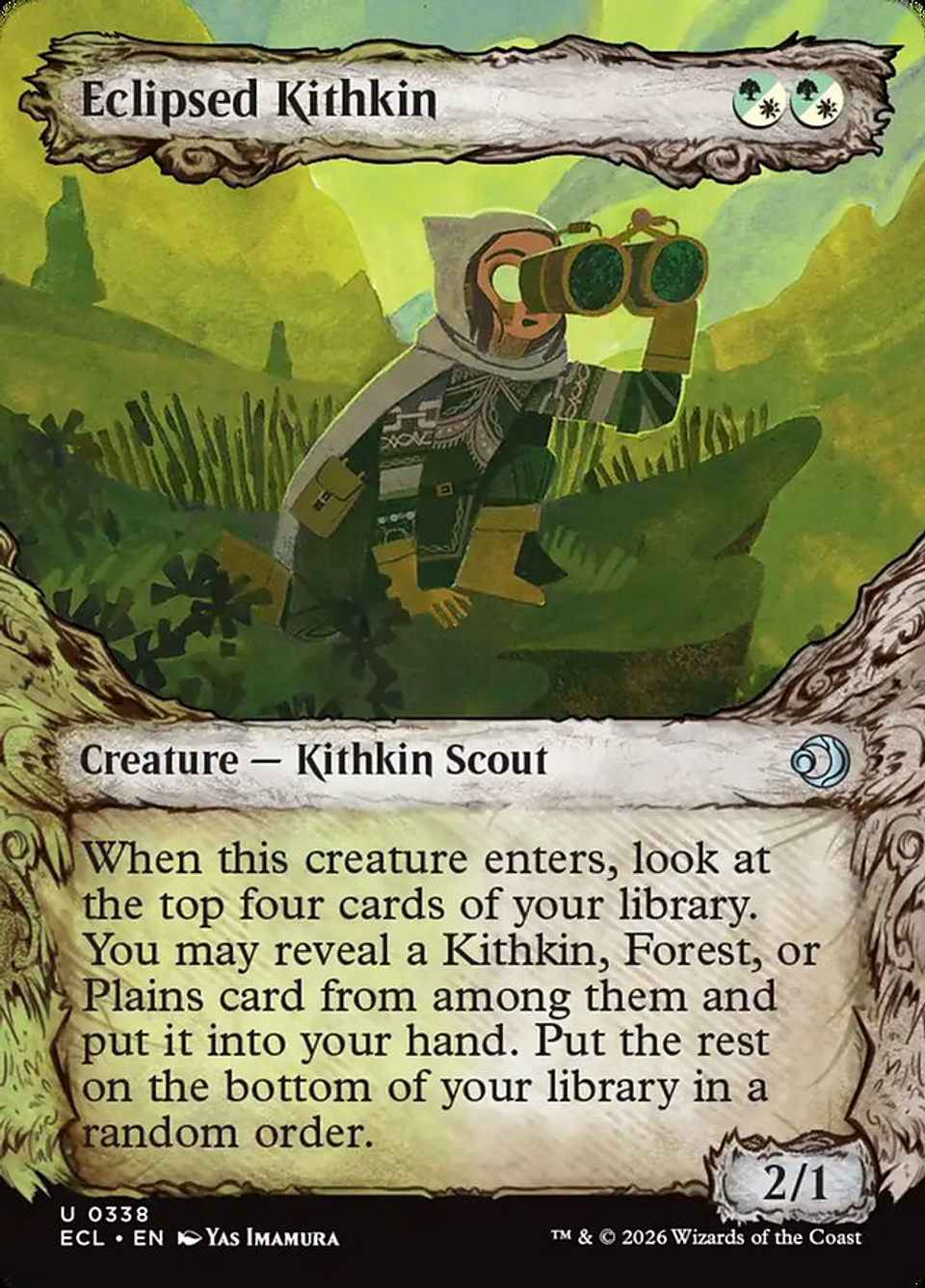 Eclipsed Kithkin (Showcase foil) | Inglés | NM | ECL 1