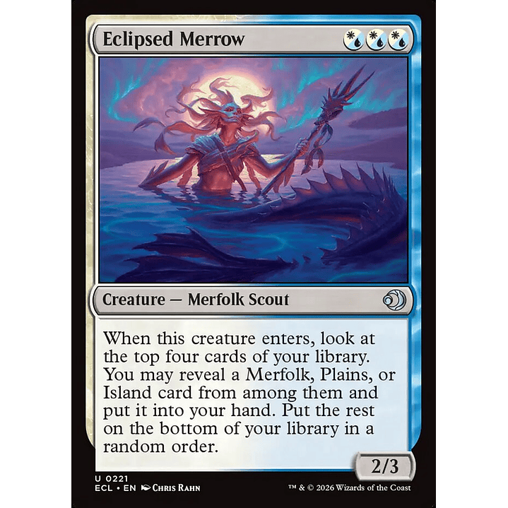 Eclipsed Merrow (foil) | Inglés | NM | ECL 1