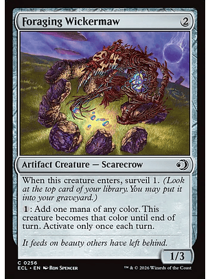 Foraging Wickermaw (foil) | Inglés | NM | ECL