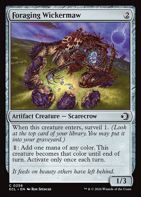 Foraging Wickermaw (foil) | Inglés | NM | ECL