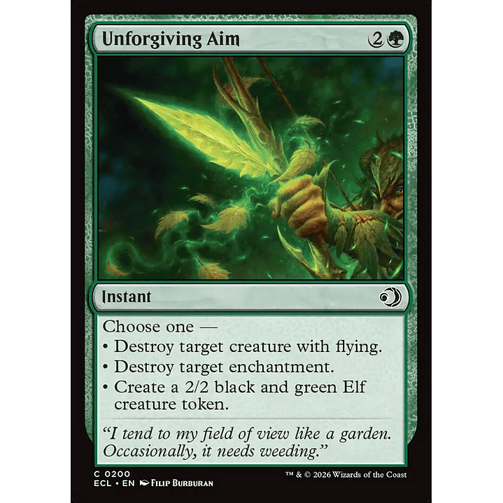 Unforgiving Aim | Inglés | NM | ECL 1