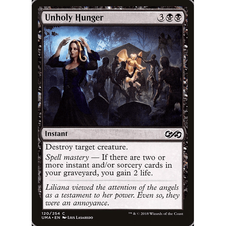 Unholy Hunger | Inglés | NM | UMA 1