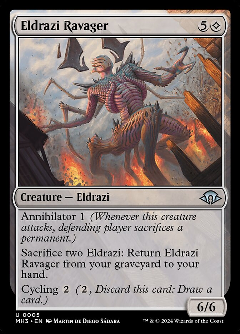 Eldrazi Ravager | Inglés | EX | MH3 1
