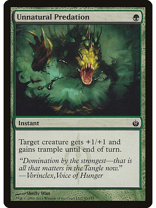 Unnatural Predation | Español | NM | MBS