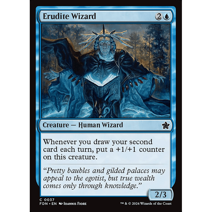 Erudite Wizard | Español | NM | FDN 1
