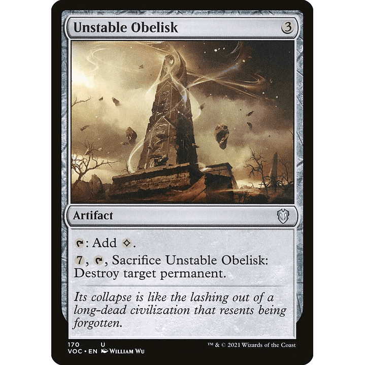 Unstable Obelisk | Inglés | NM | VOC 1