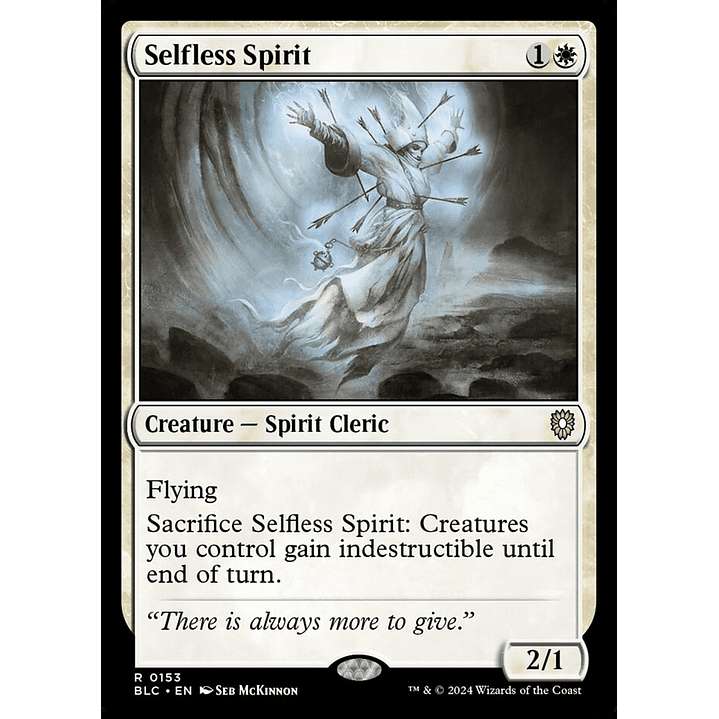 Selfless Spirit | Inglés | NM | BLC 1