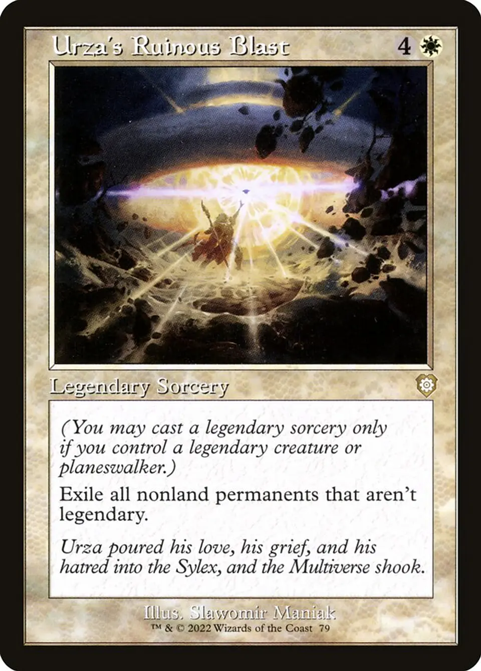 Urza's Ruinous Blast (Retro Frame) | Inglés | NM | BRC 1