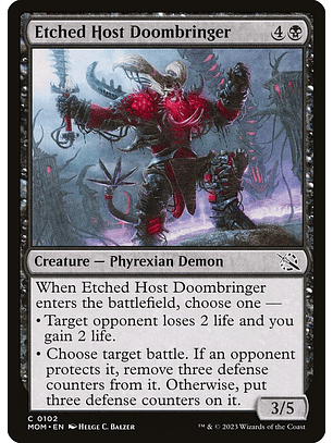 Etched Host Doombringer | Inglés | NM | MOM