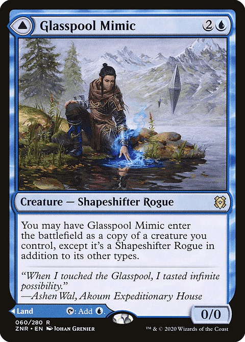 Glasspool Mimic // Glasspool Shore | Español | NM | ZNR