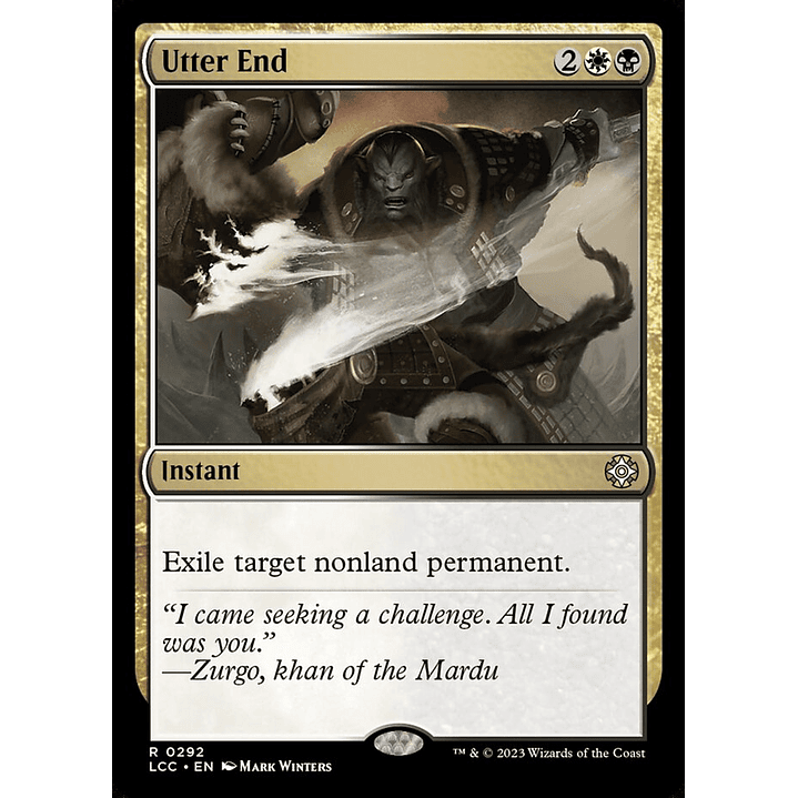 Utter End | Inglés | NM | LCC 1