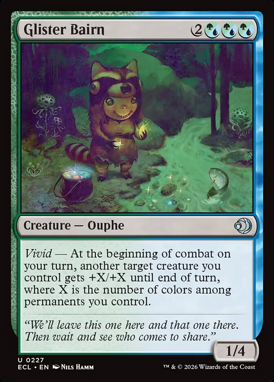 Glister Bairn | Inglés | NM | ECL 1