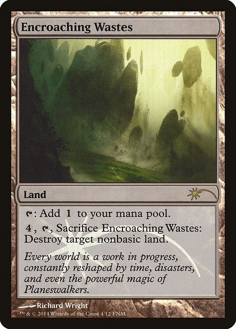 Encroaching Wastes (foil) | Español | NM | F14