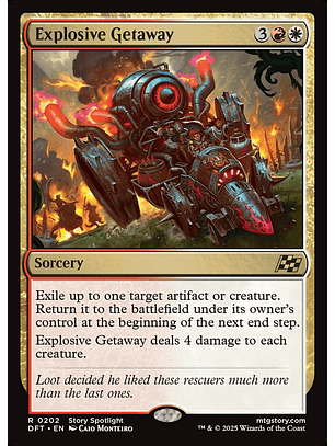 Explosive Getaway | Inglés | NM | DFT