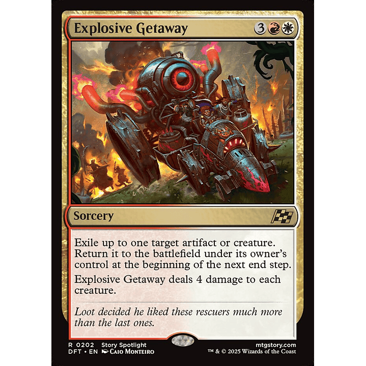 Explosive Getaway | Inglés | NM | DFT 1