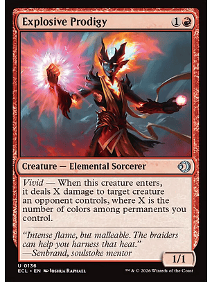 Explosive Prodigy | Inglés | NM | ECL