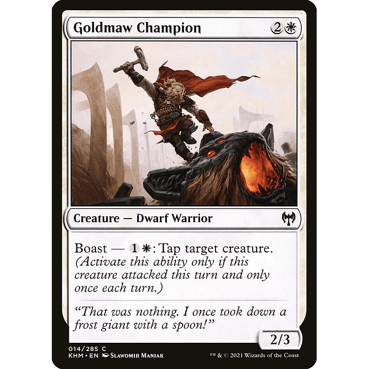 Goldmaw Champion | Inglés | NM | KHM 1