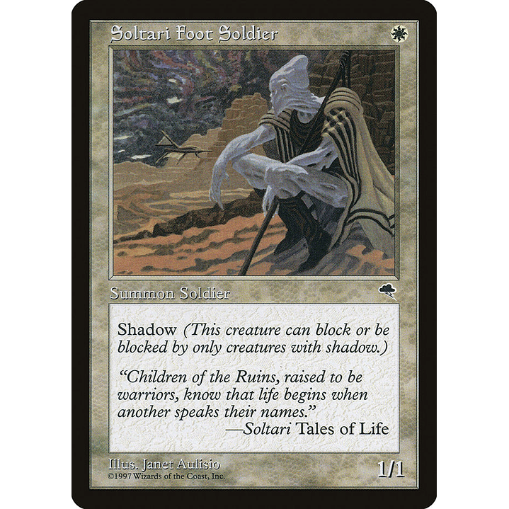 Soltari Foot Soldier (Retro Frame) | Inglés | HP | TMP 1