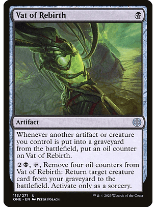 Vat of Rebirth | Español | NM | ONE