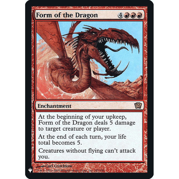 Form of the Dragon (foil) | Inglés | EX | PLST 1