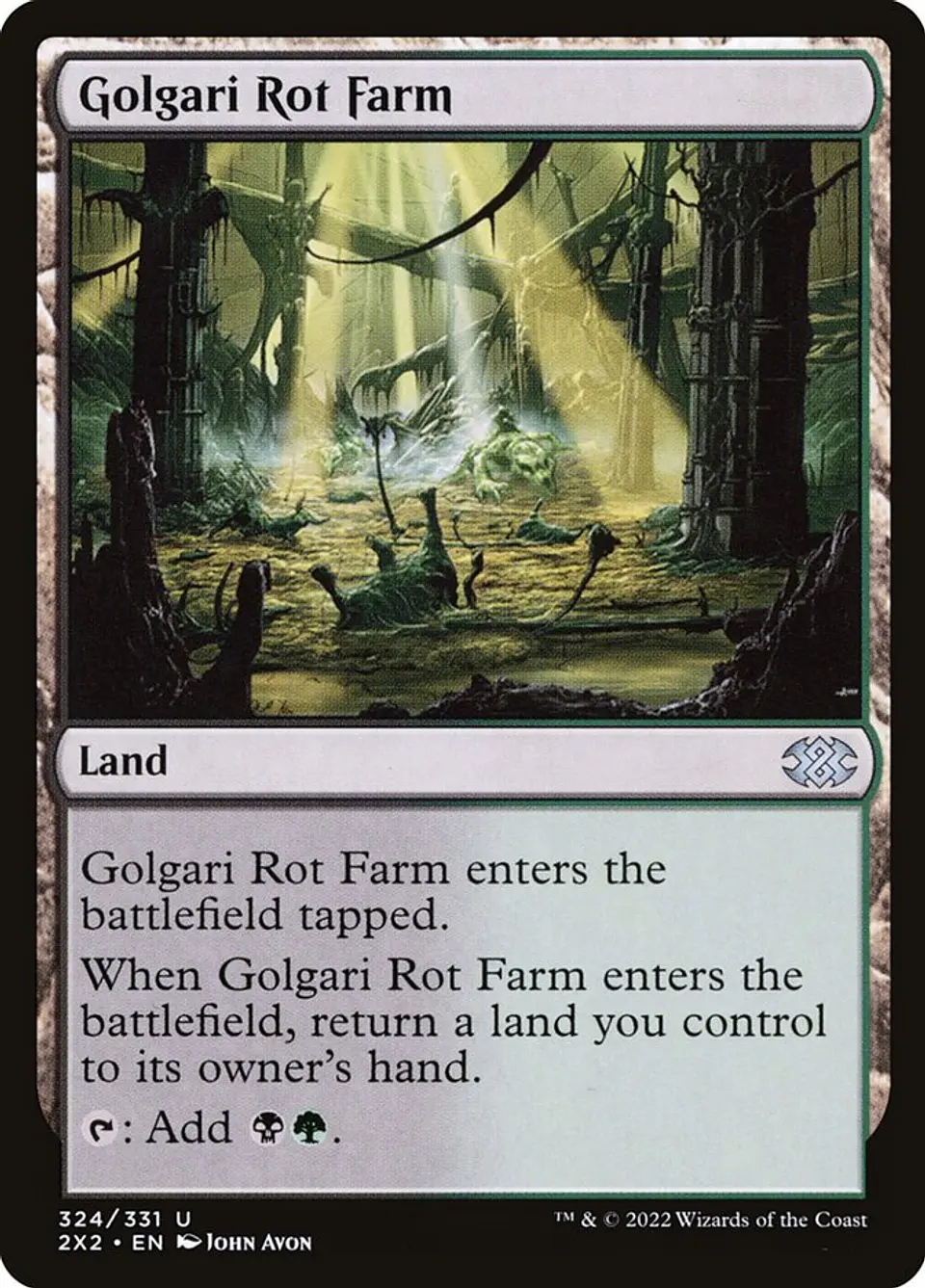 Golgari Rot Farm | Inglés | NM | 2X2 1
