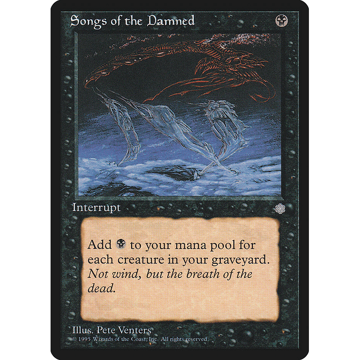 Songs of the Damned | Inglés | NM | ICE 1