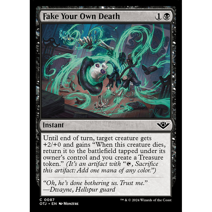 Fake Your Own Death | Español | NM | OTJ 1