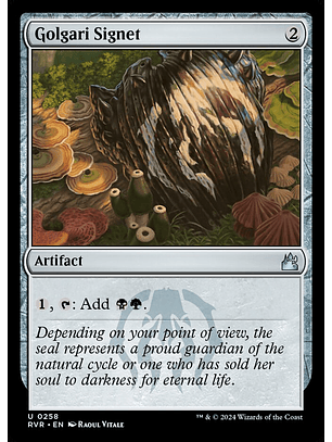 Golgari Signet (foil) | Español | NM | RVR