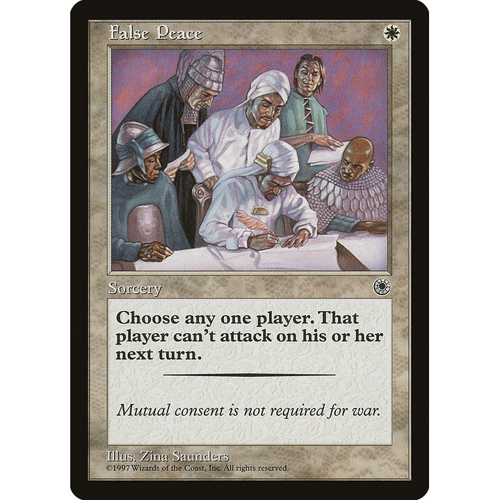 False Peace (Retro Frame) | Inglés | HP | POR 1